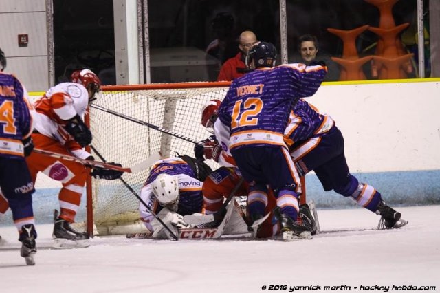 Photo hockey match Clermont-Ferrand - Valence le 23/01/2016