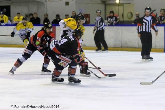 Photo hockey match Rouen - Amiens  le 26/01/2016