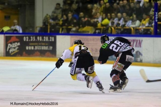 Photo hockey match Rouen - Amiens  le 26/01/2016