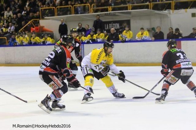 Photo hockey match Rouen - Amiens  le 26/01/2016