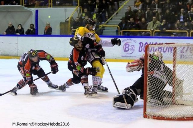 Photo hockey match Rouen - Amiens  le 26/01/2016