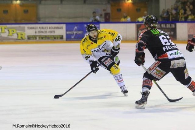 Photo hockey match Rouen - Amiens  le 26/01/2016