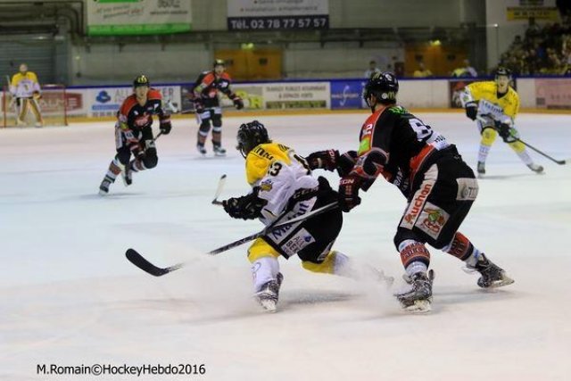 Photo hockey match Rouen - Amiens  le 26/01/2016