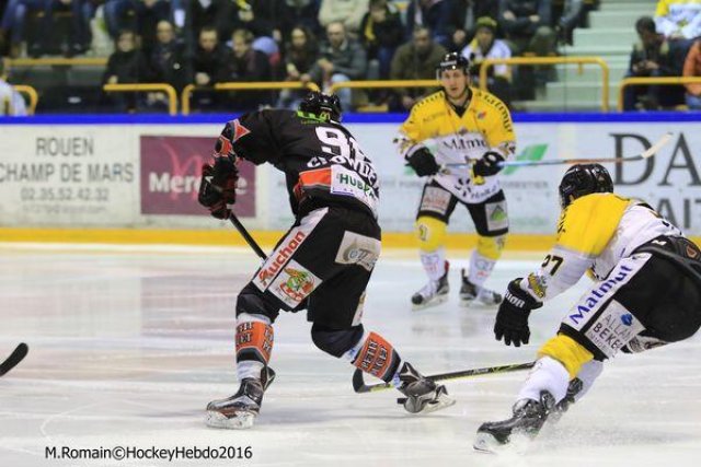 Photo hockey match Rouen - Amiens  le 26/01/2016
