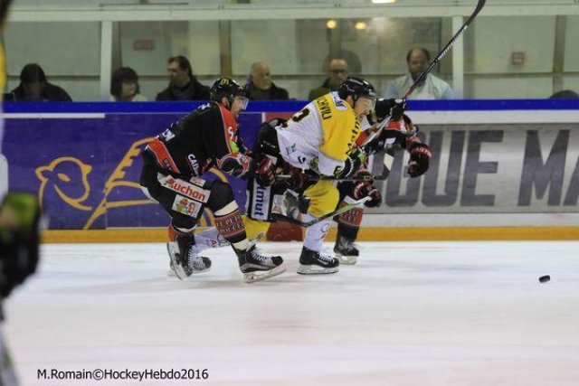 Photo hockey match Rouen - Amiens  le 26/01/2016