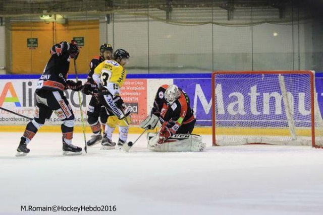 Photo hockey match Rouen - Amiens  le 26/01/2016