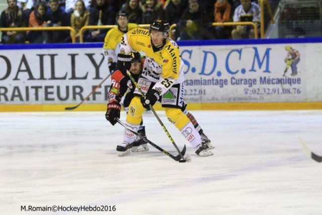 Photo hockey match Rouen - Amiens  le 26/01/2016
