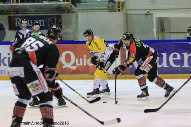 Photo hockey match Rouen - Amiens  le 26/01/2016