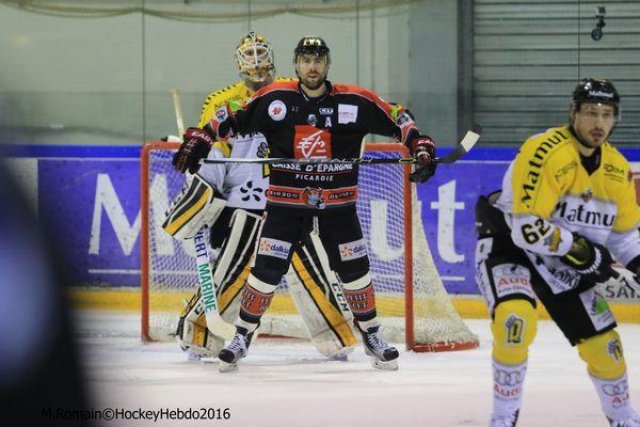 Photo hockey match Rouen - Amiens  le 26/01/2016