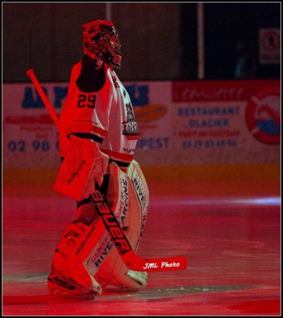 Photo hockey match Brest  - Bordeaux le 23/01/2016