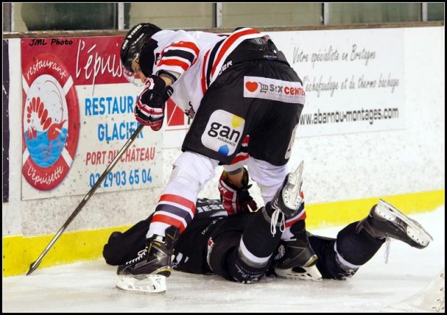 Photo hockey match Brest  - Bordeaux le 23/01/2016