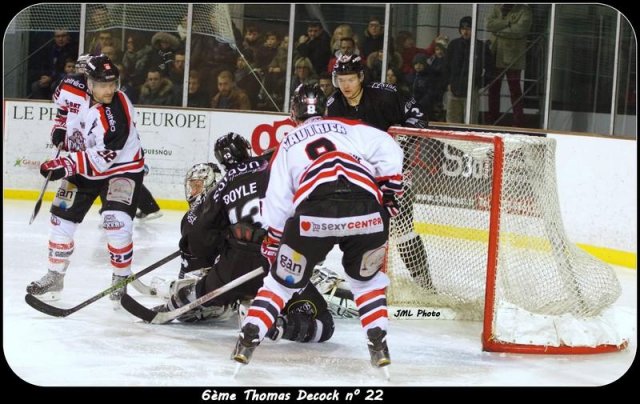Photo hockey match Brest  - Bordeaux le 23/01/2016