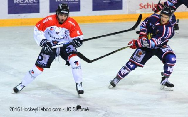 Photo hockey match Grenoble  - Angers  le 29/01/2016