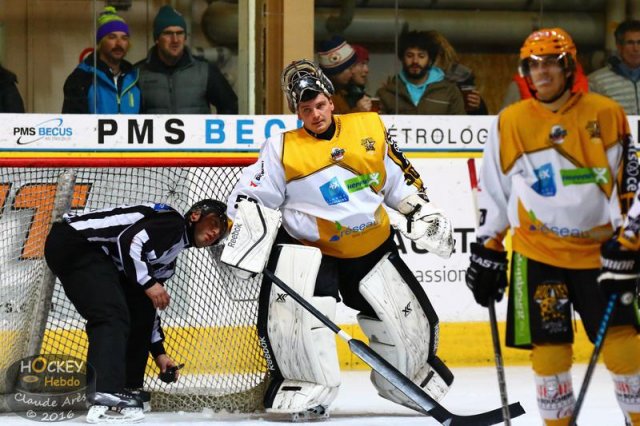 Photo hockey match Chamonix  - Strasbourg  le 29/01/2016