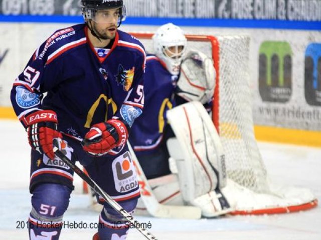 Photo hockey match Grenoble  - Angers  le 29/01/2016