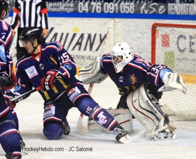 Photo hockey match Grenoble  - Angers  le 29/01/2016