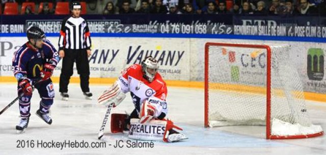 Photo hockey match Grenoble  - Angers  le 29/01/2016