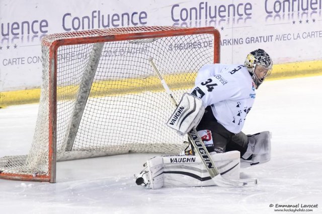 Photo hockey match Lyon - Brest  le 29/01/2016