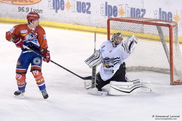 Photo hockey match Lyon - Brest  le 29/01/2016