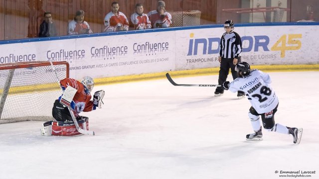 Photo hockey match Lyon - Brest  le 29/01/2016