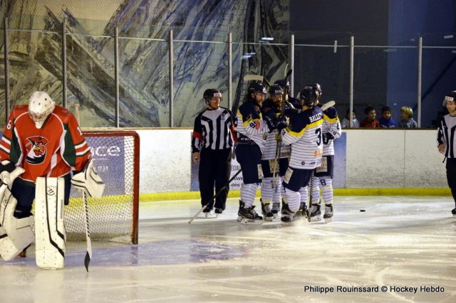 Photo hockey match Courbevoie  - Dunkerque le 30/01/2016