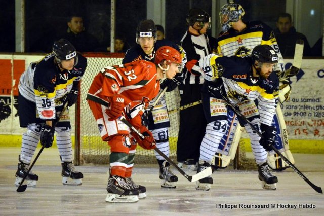 Photo hockey match Courbevoie  - Dunkerque le 30/01/2016