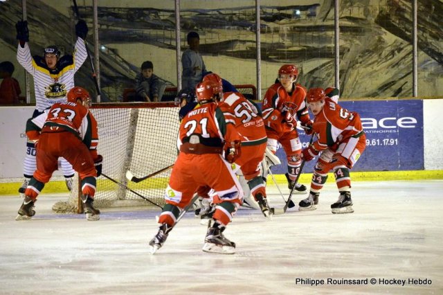 Photo hockey match Courbevoie  - Dunkerque le 30/01/2016
