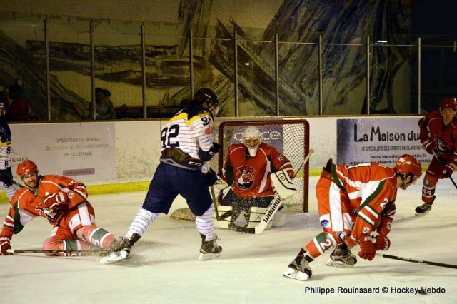 Photo hockey match Courbevoie  - Dunkerque le 30/01/2016