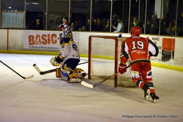 Photo hockey match Courbevoie  - Dunkerque le 30/01/2016
