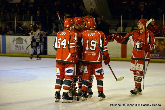 Photo hockey match Courbevoie  - Dunkerque le 30/01/2016