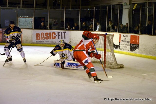 Photo hockey match Courbevoie  - Dunkerque le 30/01/2016