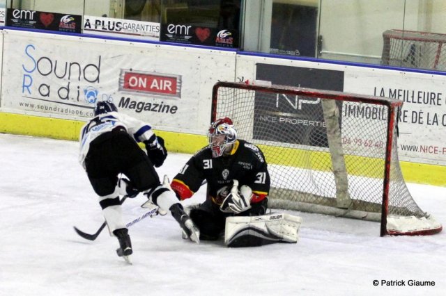 Photo hockey match Nice - Nantes le 30/01/2016