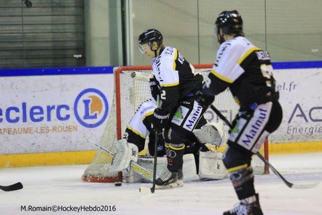 Photo hockey match Rouen - Lyon le 31/01/2016