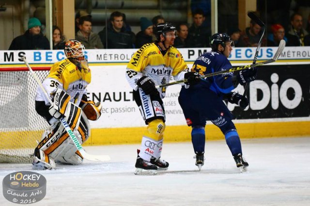 Photo hockey match Chamonix  - Rouen le 02/02/2016