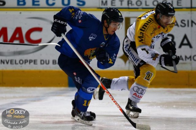 Photo hockey match Chamonix  - Rouen le 02/02/2016