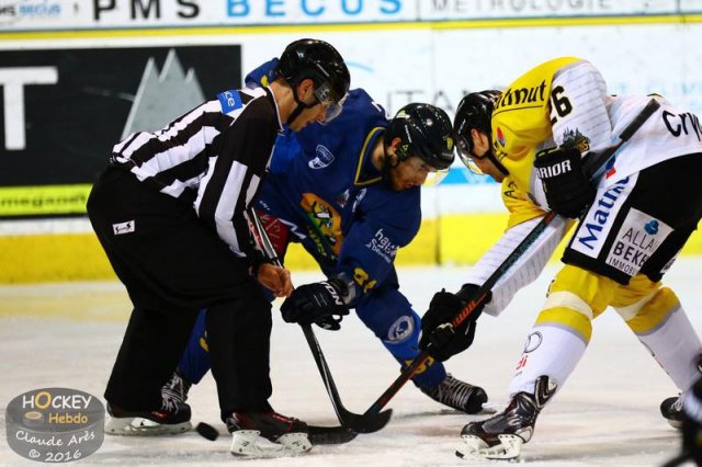 Photo hockey match Chamonix  - Rouen le 02/02/2016