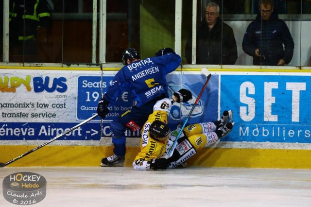 Photo hockey match Chamonix  - Rouen le 02/02/2016