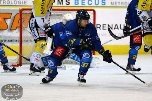 Photo hockey match Chamonix  - Rouen le 02/02/2016