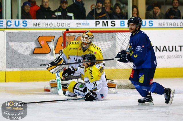Photo hockey match Chamonix  - Rouen le 02/02/2016