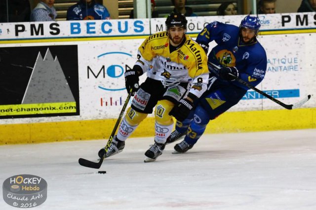 Photo hockey match Chamonix  - Rouen le 02/02/2016