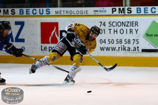 Photo hockey match Chamonix  - Rouen le 02/02/2016