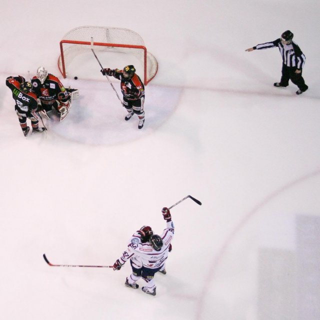 Photo hockey match Amiens  - Grenoble  le 31/01/2016
