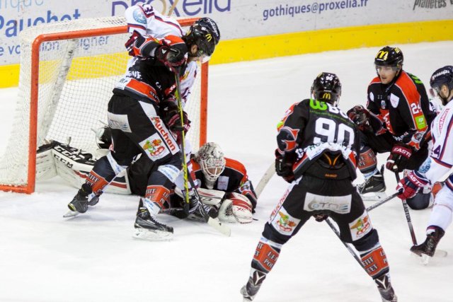 Photo hockey match Amiens  - Grenoble  le 31/01/2016