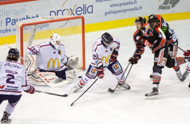 Photo hockey match Amiens  - Grenoble  le 31/01/2016
