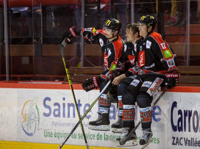 Photo hockey match Amiens  - Grenoble  le 31/01/2016