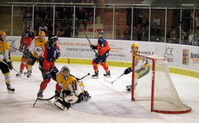 Photo hockey match Angers  - Strasbourg  le 02/02/2016