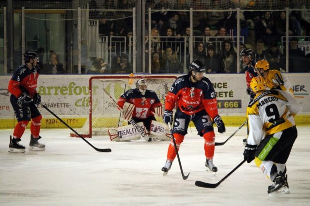 Photo hockey match Angers  - Strasbourg  le 02/02/2016