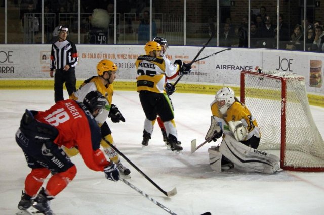 Photo hockey match Angers  - Strasbourg  le 02/02/2016
