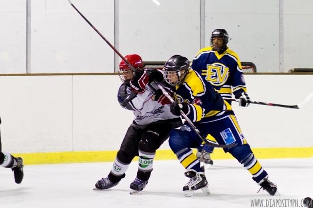 Photo hockey reportage U18 Elite A : Evry-Viry - Briançon en images 	