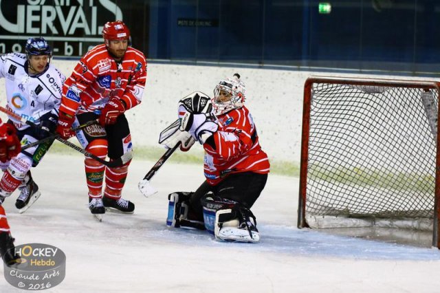 Photo hockey match Mont-Blanc - Caen  le 06/02/2016